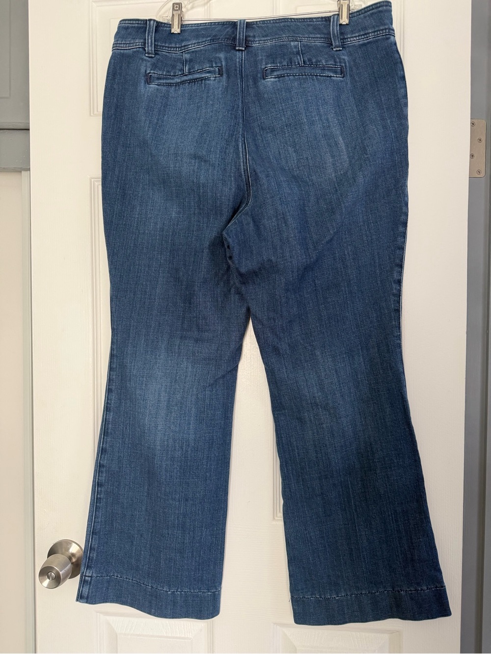 Talbots Flare Leg Pintuck Jeans Size 14P - Picture 9 of 12